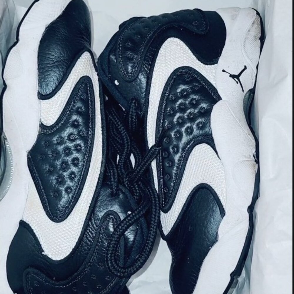WMNS AIR Jordan OG jumpman black/white size 7 shoes - Picture 9 of 11